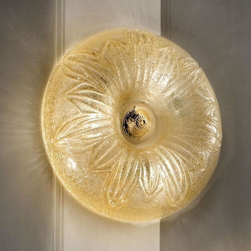Amber Glass Ceiling Light – Masiero