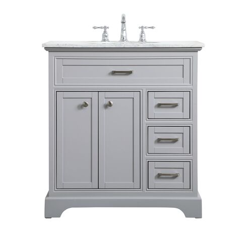 Americana Single Bathroom Vanity – Elegant Lighting
