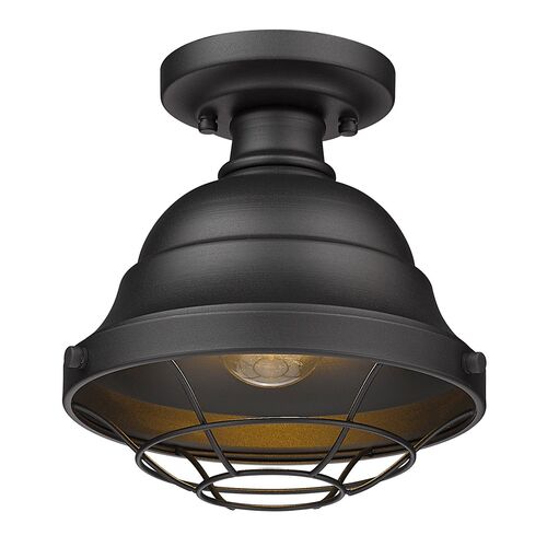 Bartlett NB Outdoor Semi-Flush Mount – Golden