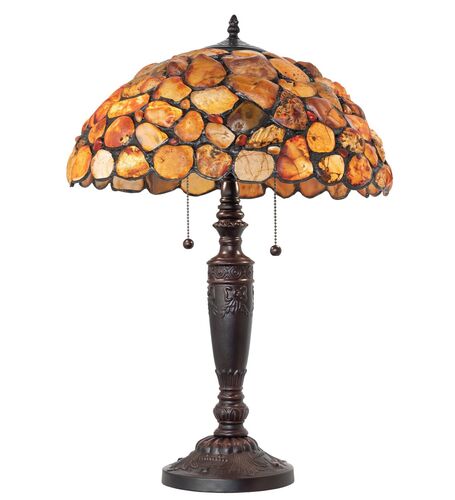 Agata Two Light Table Lamp – Meyda Tiffany