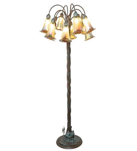 Amber 12 Light Floor Lamp – Meyda Tiffany