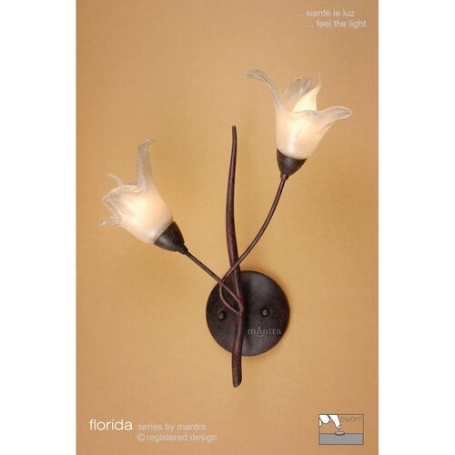 Impex CP00021/02/WB/CH Modra Crystal Trimmed Wall – Impex Lighting