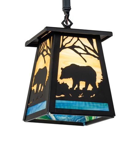 Bear At Dawn One Light Mini Pendant – Meyda Tiffany