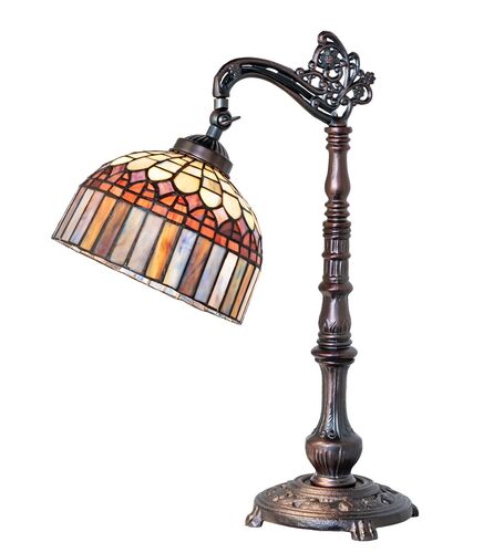 Tiffany Peacock Feather One Light Table Lamp – Meyda Tiffany