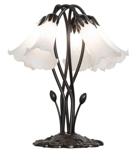 White Five Light Table Lamp – Meyda Tiffany