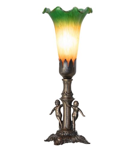 Amber/Green One Light Mini Lamp – Meyda Tiffany