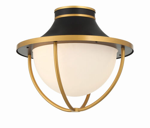 Atlas Two Light Outdoor Semi Flush Mount – Crystorama