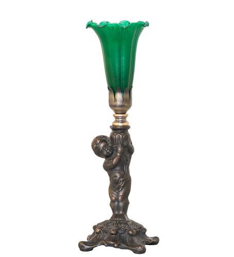 Green Tiffany Pond Lily One Light Mini Lamp – Meyda Tiffany