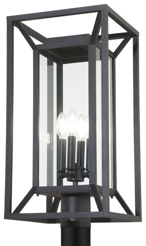 Crestfield Three Light Outdoor Post Lantern – Quoizel