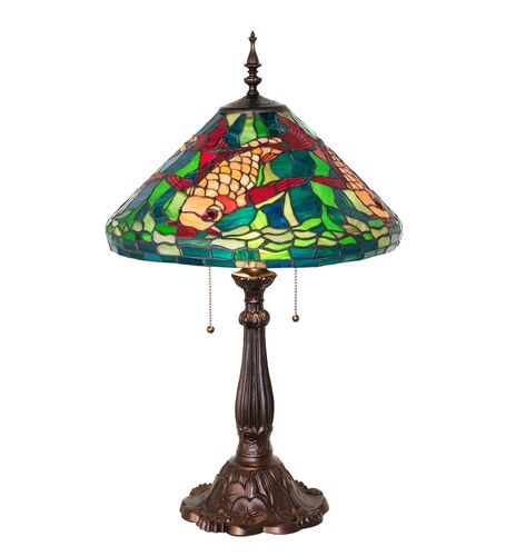 Tiffany Poinsettia 25″Table Lamp – Meyda Tiffany
