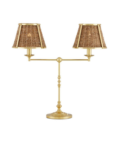 Deauville Two Light Desk Lamp – Currey and Company