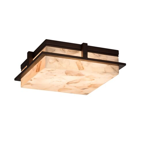 Alabaster Rocks LED Outdoor Flush Mount – Justice Designs