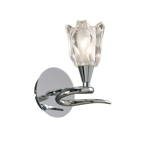 Mantra M0592 Otto Ceiling/Wall 3 Light G4 Round Polished Chrome/Frosted Glass – Mantra