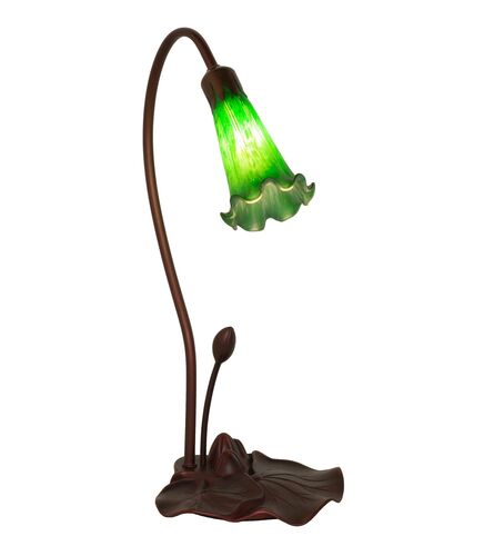 Green Pond Lily One Light Accent Lamp – Meyda Tiffany