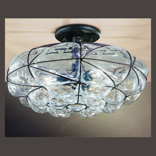 Venetian Glass Bowl Ceiling Light – MM Lampadari