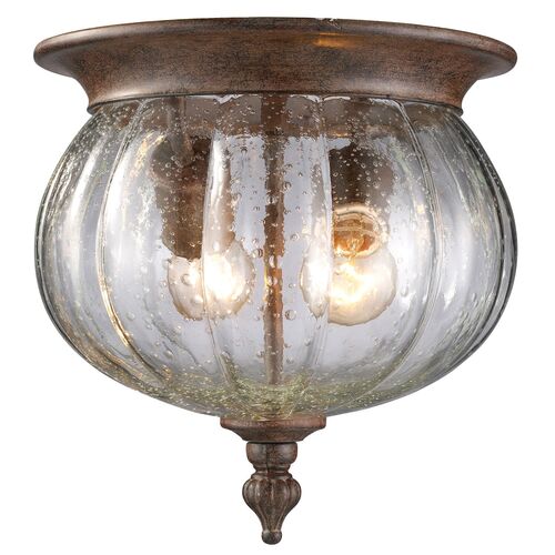 Belmont Two Light Outdoor Flush Mount – Z-Lite