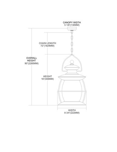 Village Lantern Outdoor Pendant – ELK Home