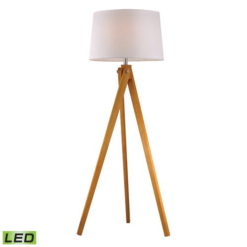 Wooden Tripod LED Floor Lamp – ELK Home