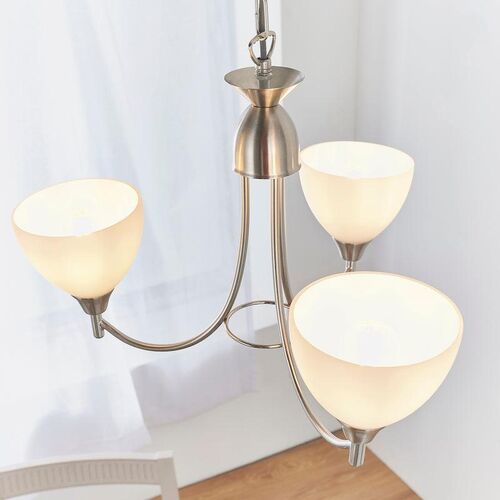 Hamburg 5 Arm Antique Chrome Art Deco Ceiling Light – Oaks Lighting