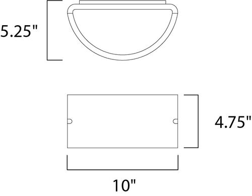 Zenith LED Outdoor Wall Sconce – Maxim
