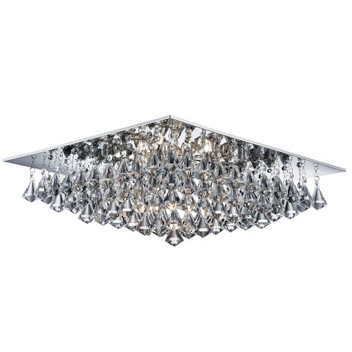 Searchlight Diamond 3Lt Pendant – Black With Clear Glass Panels • 7323-3BK – Searchlight