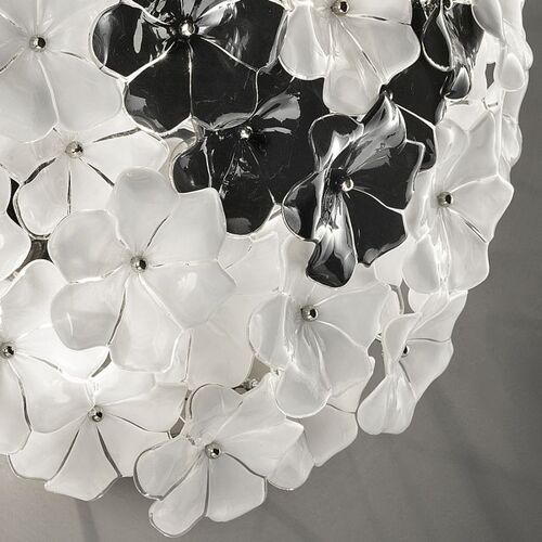 1970S-Style Flower Ceiling  Light In The Cenedese Style – Italian Lighting Centre