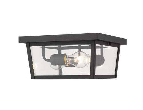 Beacon Three Light Outdoor Flush Mount – Z-Lite