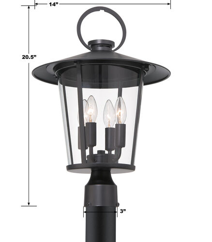 Andover Outdoor Post Mount – Crystorama