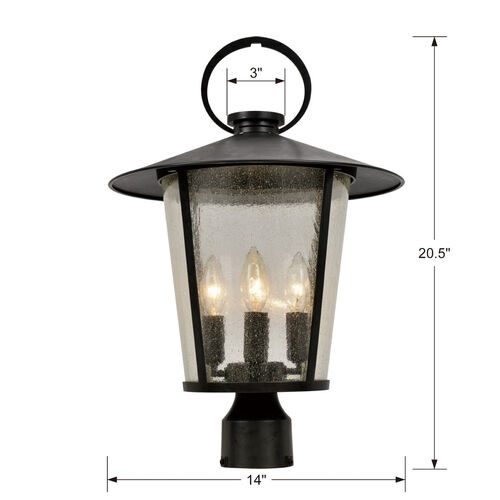 Andover Outdoor Lantern Post – Crystorama