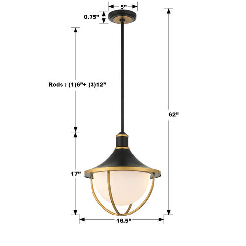Atlas Three Light Outdoor Pendant – Crystorama