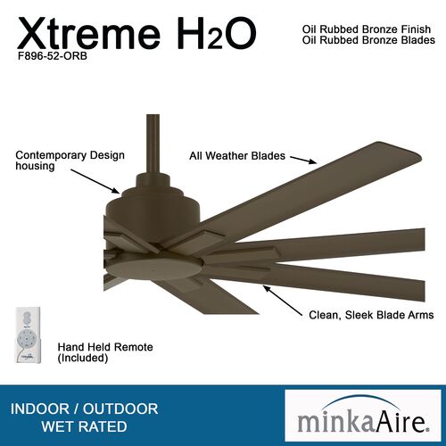 Xtreme H2O 52″ Ceiling Fan – Minka Aire