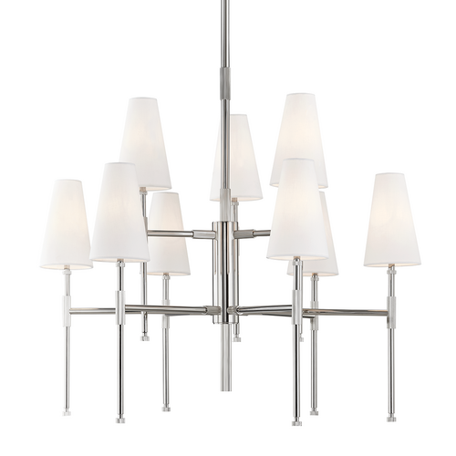 Wisdom Small Glass Droplet Chandelier in Antique Gold – Shropshire Design Ltd