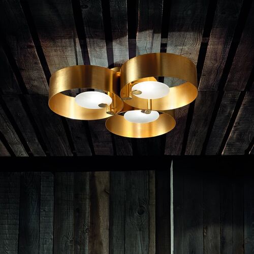 60Cm Modern Gold Metal Ceiling Light – Masiero