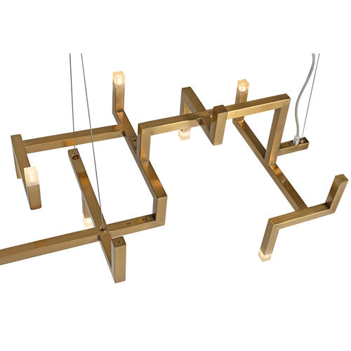 Versus Pendant Lamp in Brushed Gold Stainless Steel – Versmissen