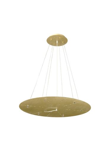 Mantra M0530 Paola Pendant 3 Arm 6 Light E14, Silver Painted With Black Shades & Black Glass Droplets • M0530 – Mantra