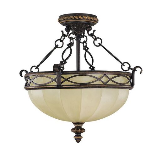 Feiss Drawing Room Semi Flush Chain And Bowl Ceiling Light – Elstead Lighting