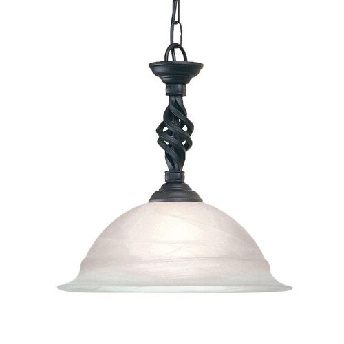 Endon Nixon 3 Light Nickel & Crystal Glass Ceiling Pendant – Endon Lighting