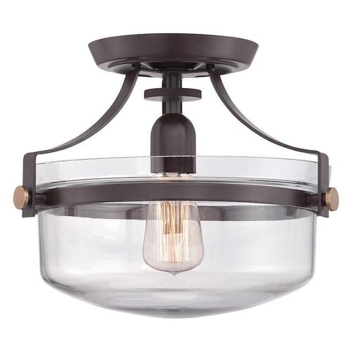 Quoizel Penn Station Western Bronze Ceiling Light – Elstead Lighting