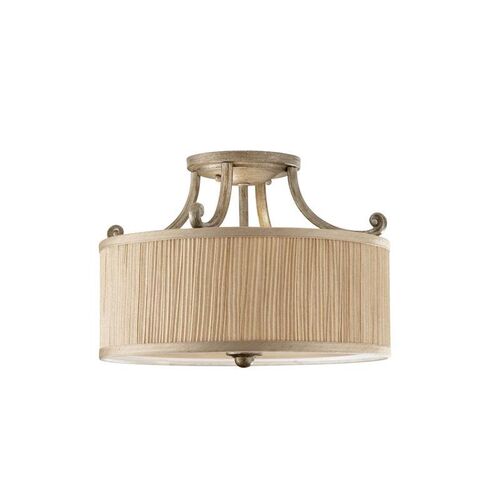 Abbey Semi-Flush Light E27 in Silver Sand Elstead Lighting – ELS.FE-ABBEY-SF – Elstead Lighting