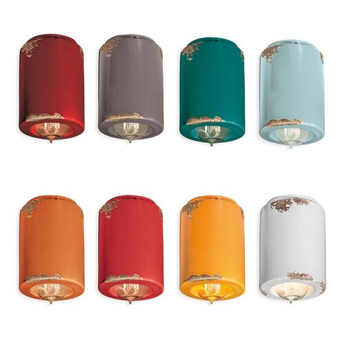 Vintage Cylinder Ceiling Light Small, Large in Different Colours – Ferroluce