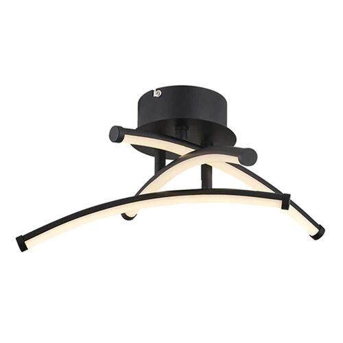 Victoria Sleek LED Metal Ceiling Light – Matt Black, 3 Light, Dimmable, 750 Lumens PL0266 – Lexi Lighting