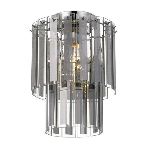 Layla Radiant Crystal LED Metal Ceiling Light – Chrome, 6 Lights, 310 Lumens PL0067 – Lexi Lighting