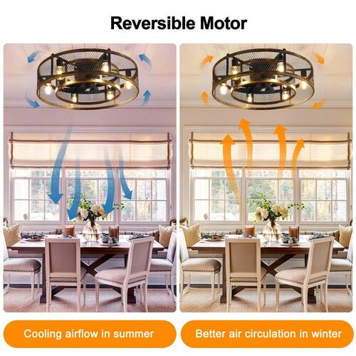 depuley-256-caged-flush-mount-ceiling-fan-with-lights-remote-control-farmhouse-enclosed-ceiling-fan-low-profile-vintage-ceiling-fan-lighting-fixture-for-bedroom-810409