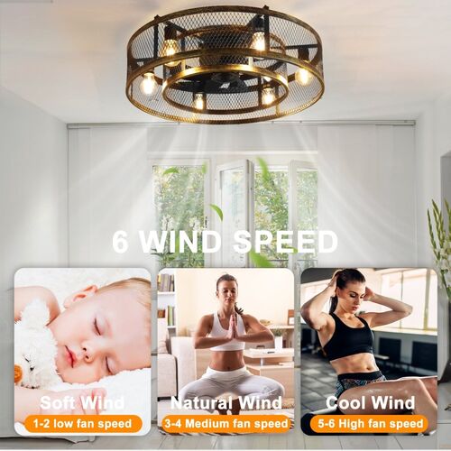 depuley-256-caged-flush-mount-ceiling-fan-with-lights-remote-control-farmhouse-enclosed-ceiling-fan-low-profile-vintage-ceiling-fan-lighting-fixture-for-bedroom-810409