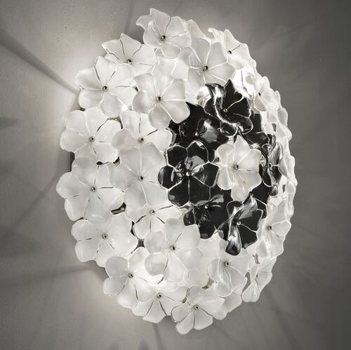 1970S-Style Flower Ceiling  Light In The Cenedese Style – Italian Lighting Centre