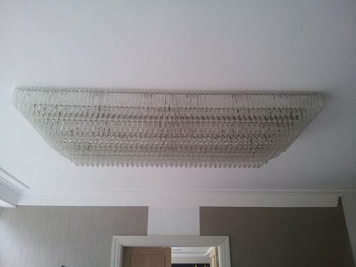 2.5 Metre Glass Prism Ceiling Chandelier – Italian Lighting Company