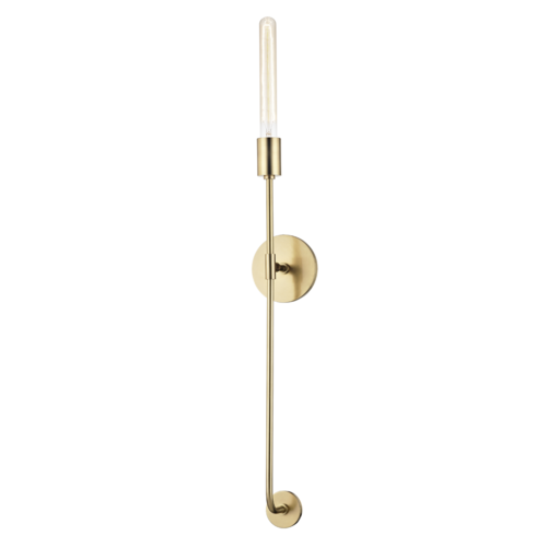 Hudson Valley Lighting TANNER Globe Wall Light Aged Brass – Hudson Valley