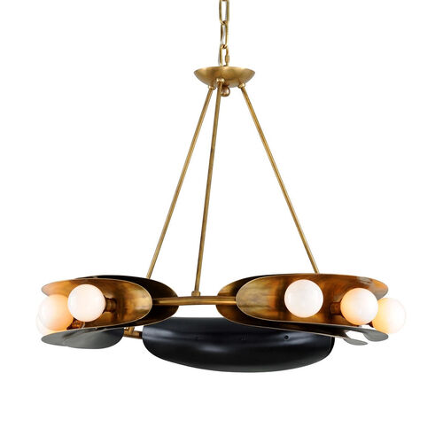 Corbett Lighting Melrose Large Vintage Brass By Martyn Lawrence Bullard Ceiling Light – Corbett Lighting