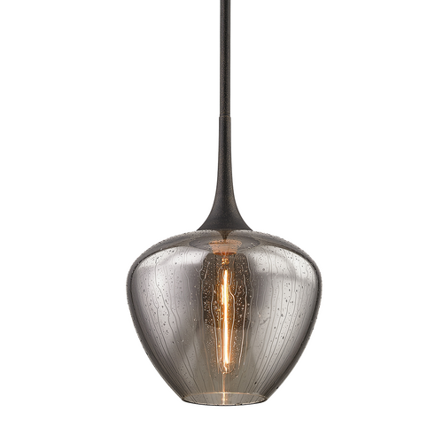 Troy Lighting West End  Smoke Vintage Glass Ceiling Pendant – Troy Lighting