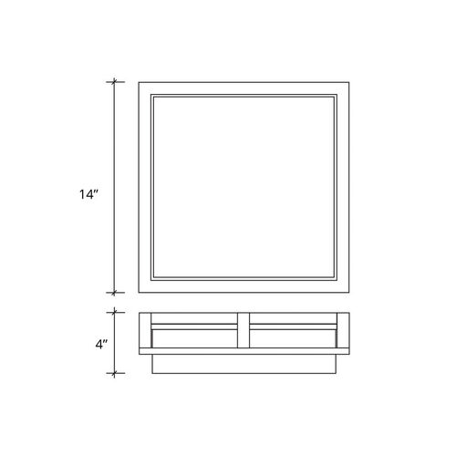 Alabaster Rocks LED Outdoor Flush Mount – Justice Designs